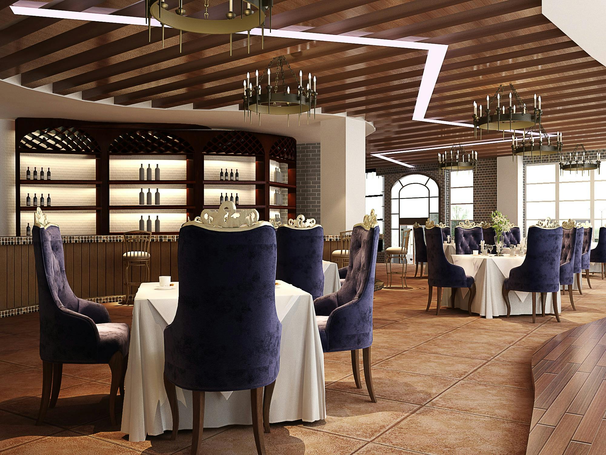 Hotel dining area